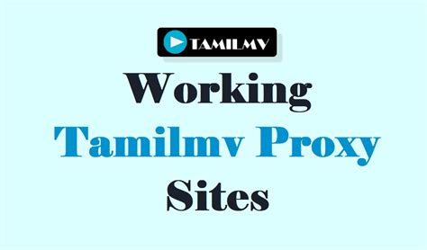 tamil proxy movie|TamilMV Unblock Proxy